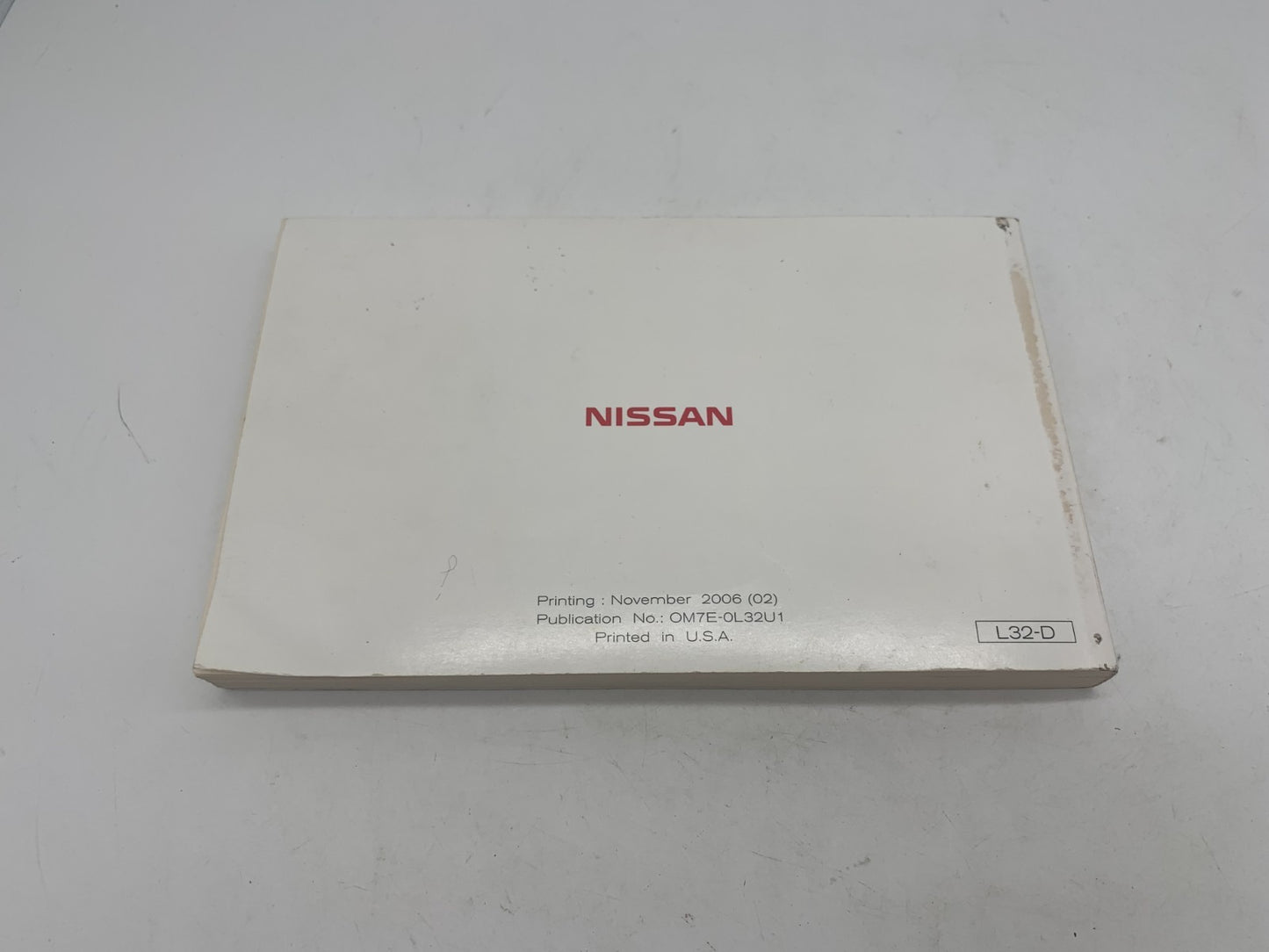 2007 Nissan Altima Owners Manual Set with Case OEM C02B17093