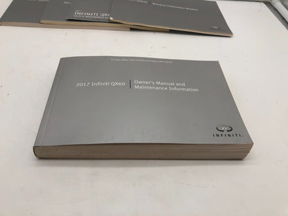 2017 Infiniti QX60 QX 60 Owners Manual Set OEM A03B29008