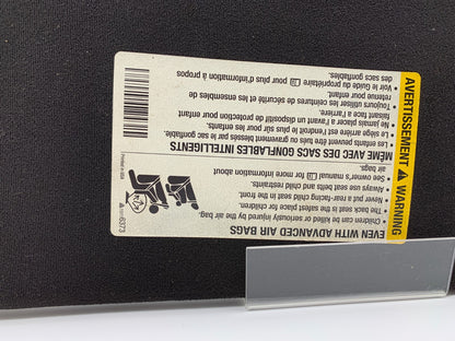 2006-2007 Cadillac DTS Passenger Sun Visor Illuminated Gray OEM B01B55097