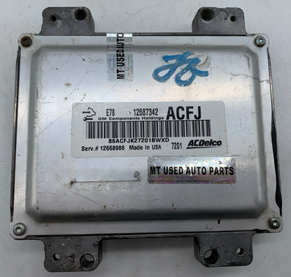 2017-2019 Chevrolet Silverado 2500 Engine Control Module Unit ECU ECM A04B02012