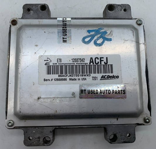 2017-2019 Chevrolet Silverado 2500 Engine Control Module Unit ECU ECM A04B02012