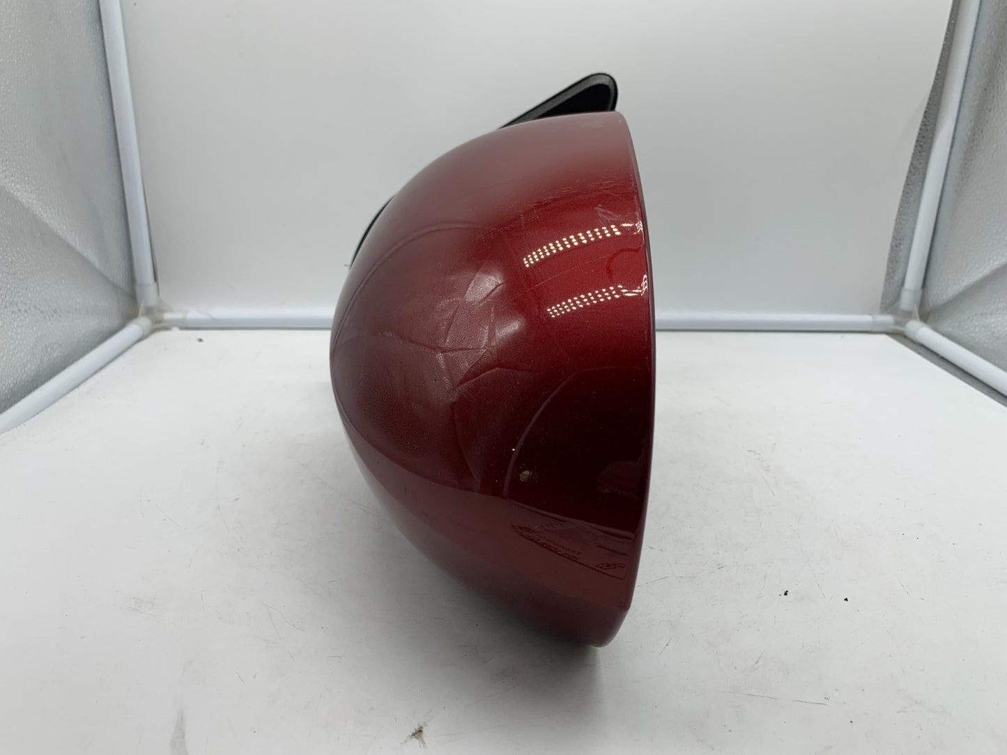 2017 Jeep Compass Driver Side View Power Door Mirror Red OEM A03B49002
