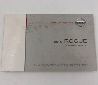 2010 Nissan Rogue Sport Owners Manual OEM