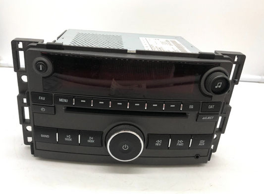 2009 Saturn Aura AM FM Radio CD Player Receiver OEM C02B51001