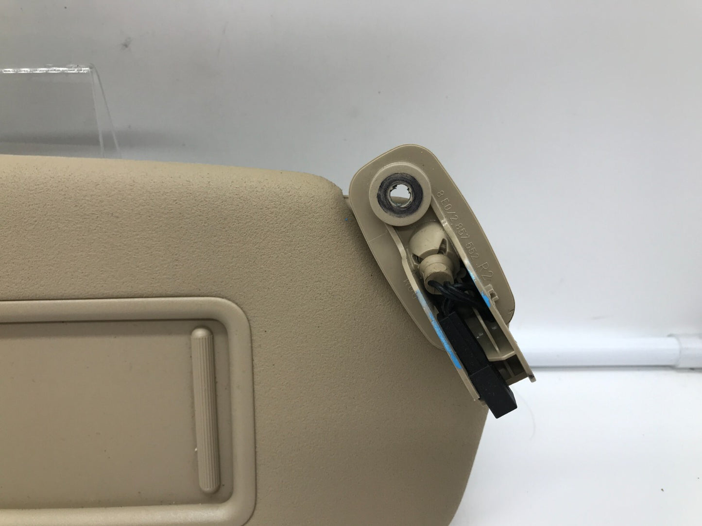 2002-2008 Audi A4 Sedan Passenger Sun Visor Beige Illuminated OEM C03B48007