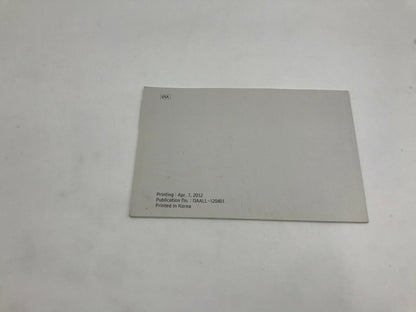 2013 Hyundai Tucson Owners Manual Set with Case OEM D01B29088