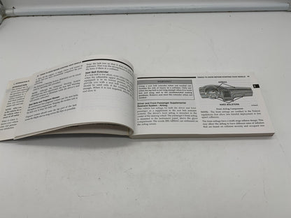 2005 Chrysler Pacifica Owners Manual with Case OEM