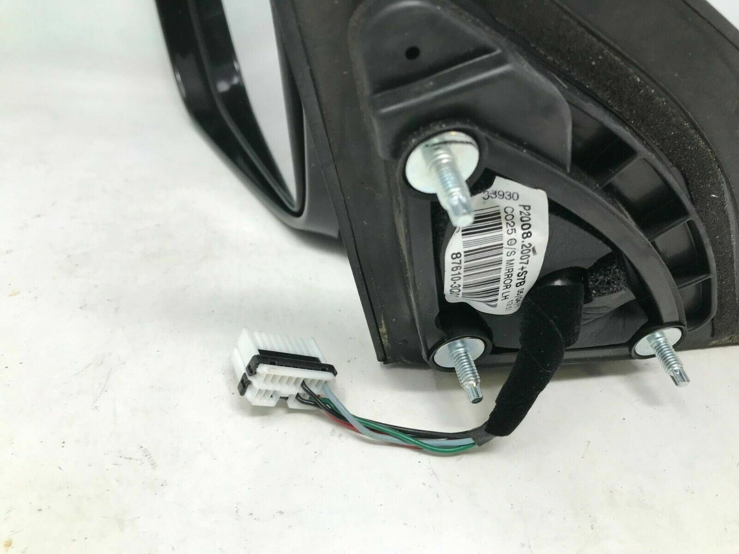 2011-2014 Hyundai Sonata Driver Side View Power Door Mirror Black OEM C04B42005