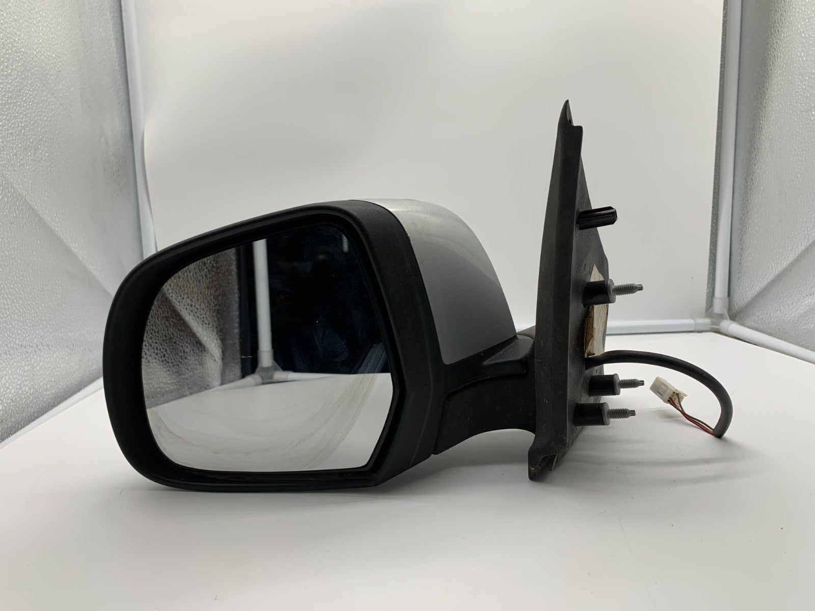 2012-2014 Nissan Versa Driver Side View Power Door Mirror Gray OEM C02B56002