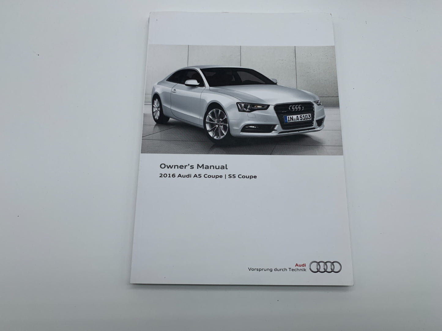 2016 Audi A5 Sedan Owners Manual Set with Case OEM B04B48006