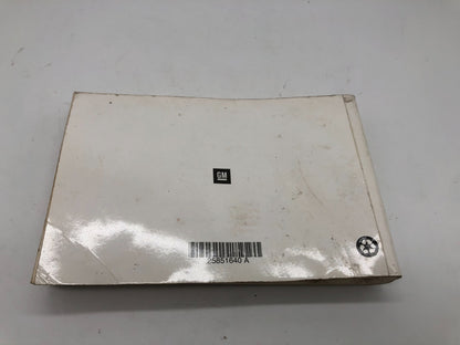 2010 GMC Acadia Owners Manual OEM B01B54002