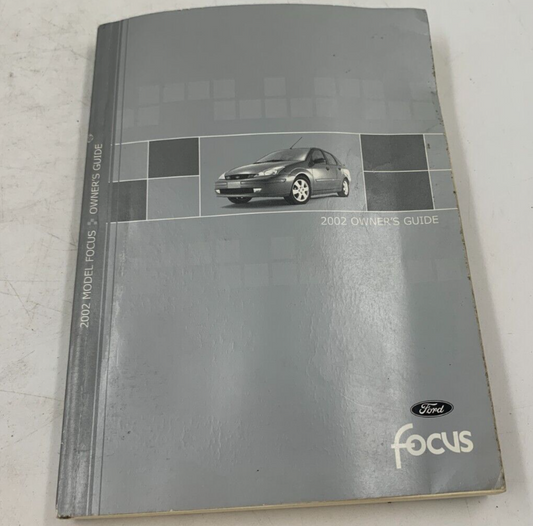 2002 Ford Focus Owners Manual OEM E02B59004
