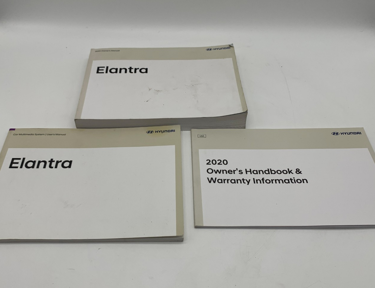 2020 Hyundai Elantra Owners Manual Set OEM R01B03019