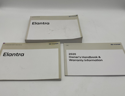 2020 Hyundai Elantra Owners Manual Set OEM R01B03019