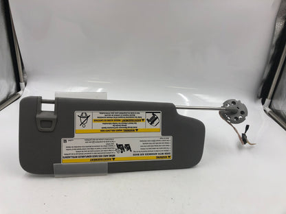 2018-2019 Chevrolet Equinox Driver Sun Visor Gray Illuminated D02B33084