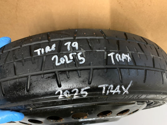 2024-2025 Chevrolet Trax 16" Spare Tire Wheel Compact Donut T125/70D16 96M