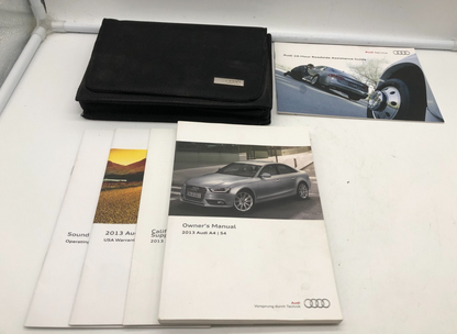 2013 Audi A4 Sedan Owners Manual Set with Case OEM C04B47006