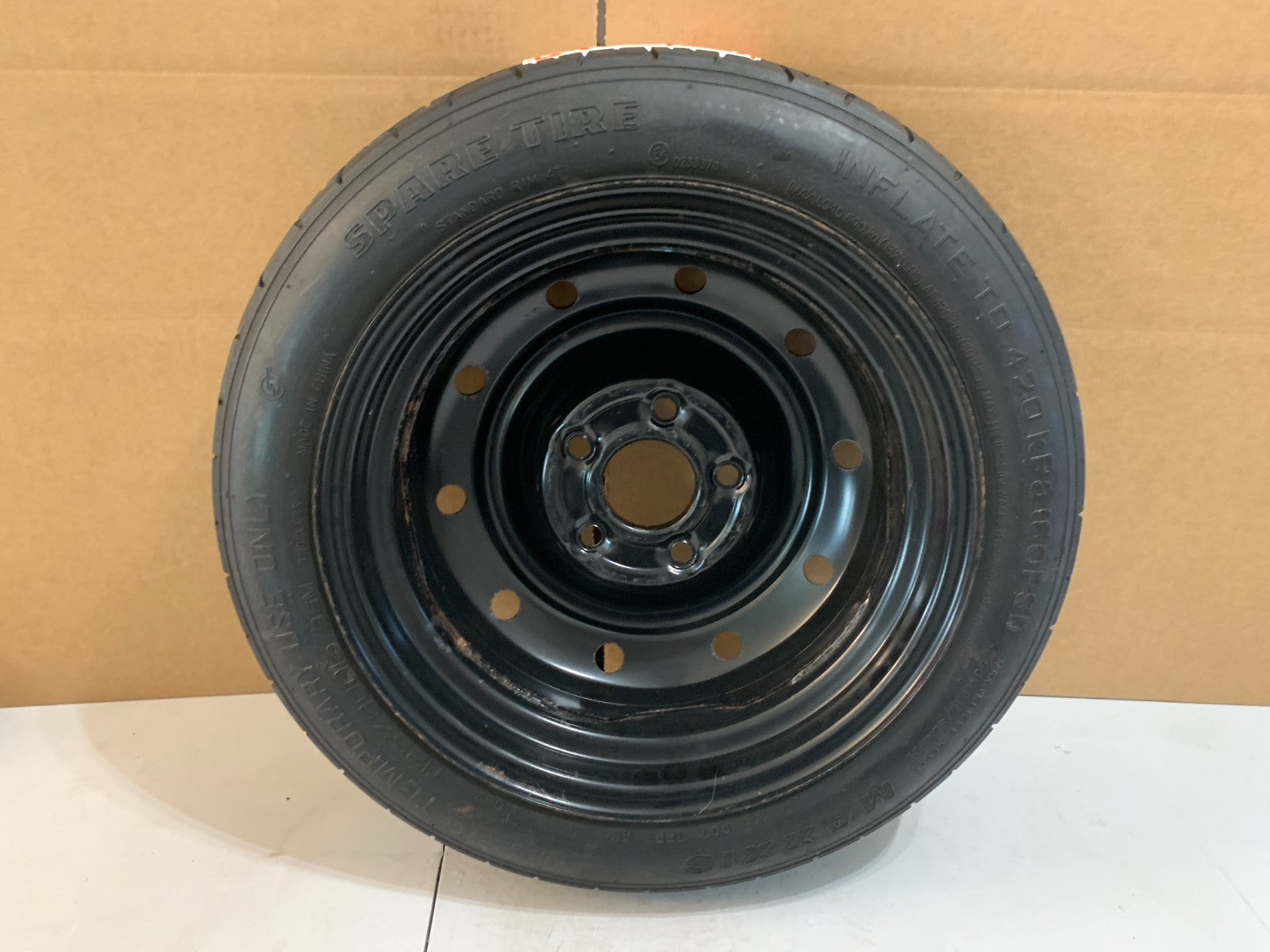2010-2014 Kia Forte Soul 15" Spare Tire Compact Donut Wheel T125/80D15