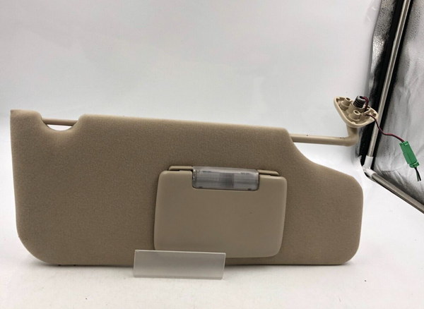 2005-2007 Mercury Montego Passenger Sun Visor Sunvisor Illuminated Tan L02B23052