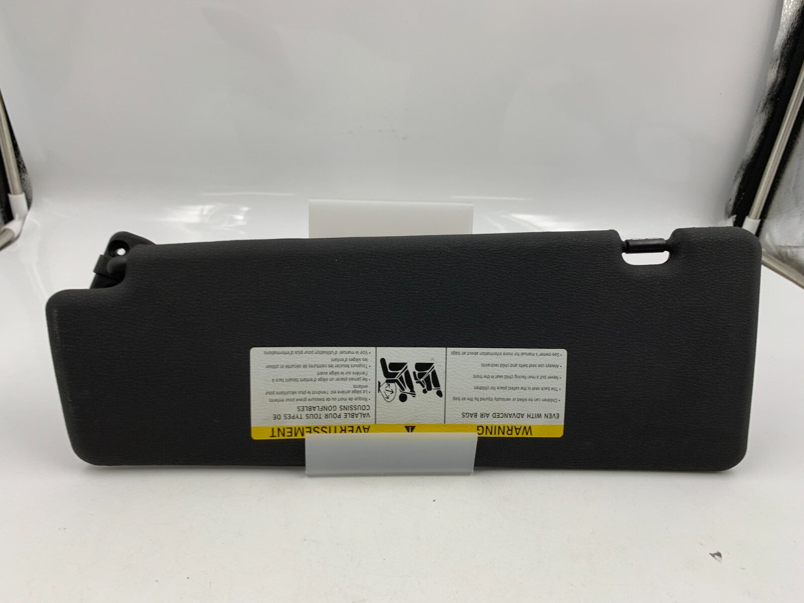 2007-2013 BMW X5 Passenger Sun Visor Black OEM A01B39028