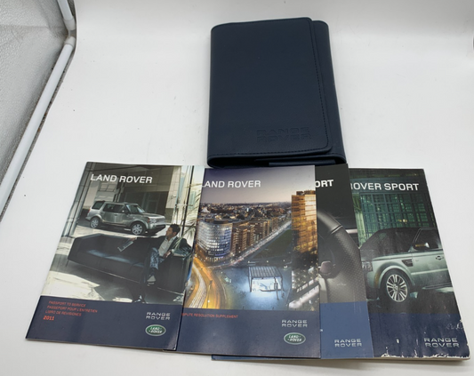 2011 Land Rover Range Rover Sport Owners Manual Set with Case OEM B01B27005