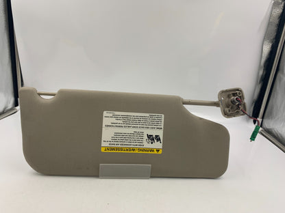 2010-2011 Ford Taurus Driver Side Sun Visor Sunvisor Gray Illuminated E03B63004