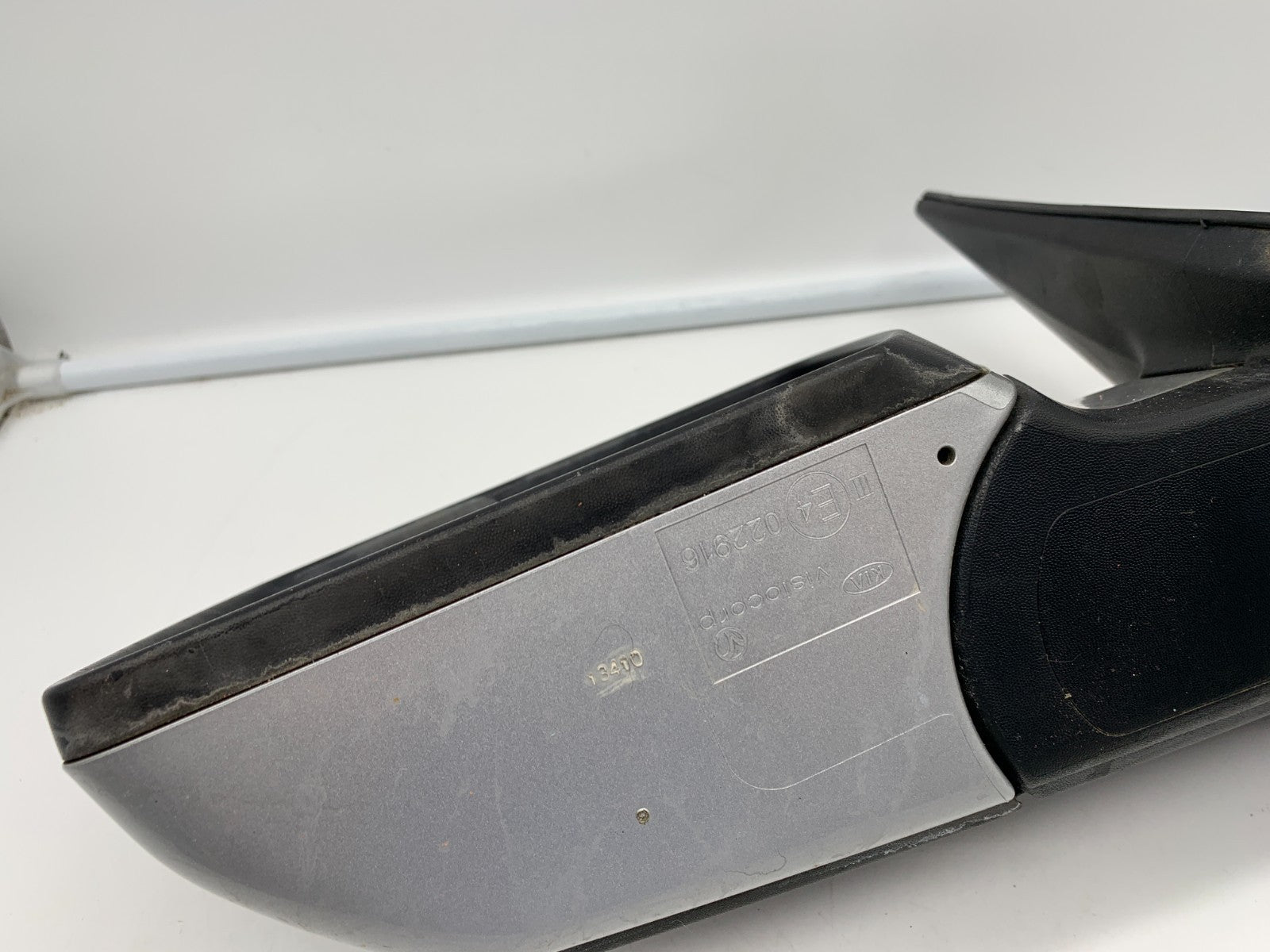 2010-2013 Kia Soul Driver Side View Manual Door Mirror Black OEM Silver