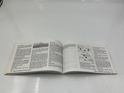 2001 Nissan Quest Owners Manual OEM D04B38088