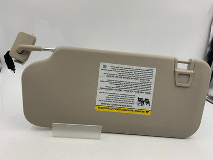 2020 Ford Escape Passenger Sun Visor Beige Illuminated OEM A04B25057