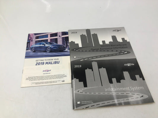 2019 Chevrolet Malibu Owners Manual Set OEM C01B14013