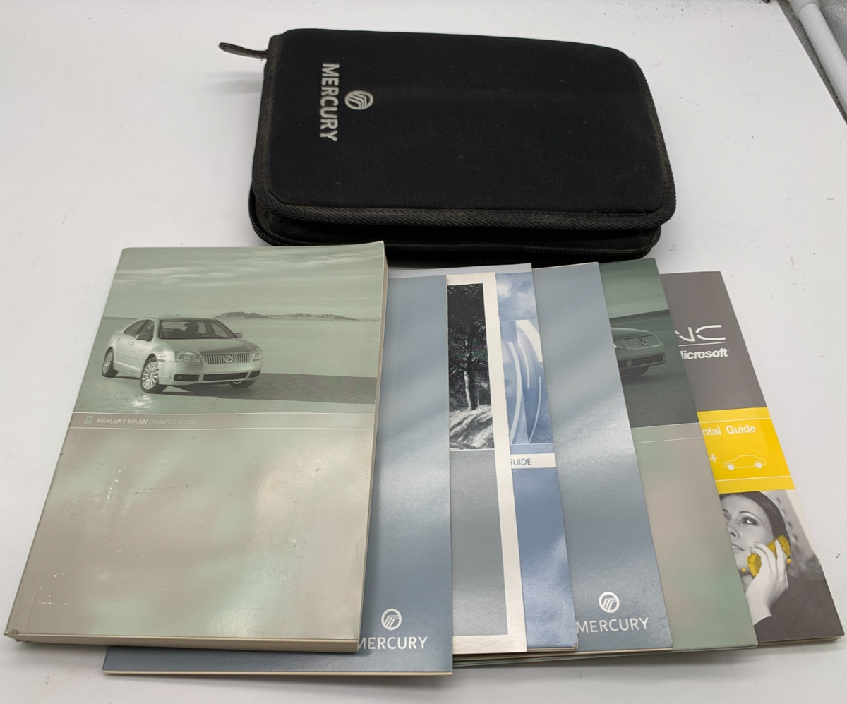 2009 Mercury Milan Owners Manual Set with Case OEM