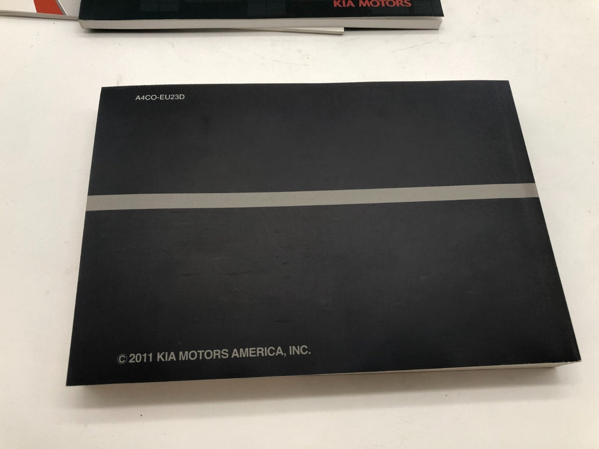 2012 Kia Optima Owners Manual Set with Case OEM R01B40014