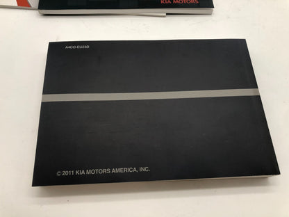 2012 Kia Optima Owners Manual Set with Case OEM R01B40014