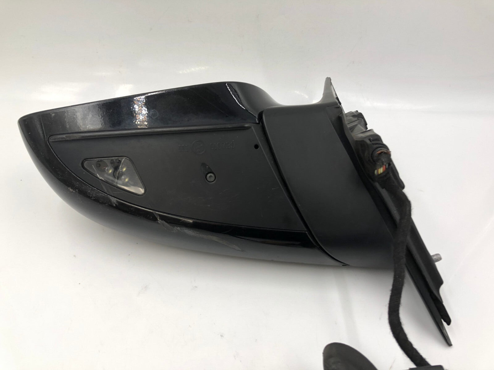 2003-2007 Audi A8 Driver Side View Power Door Mirror Black OEM C02B18003