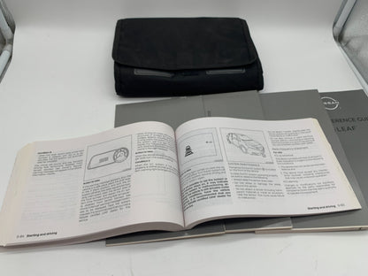 2021 Nissan Leaf Owners Manual Set with Case OEM D01B12059