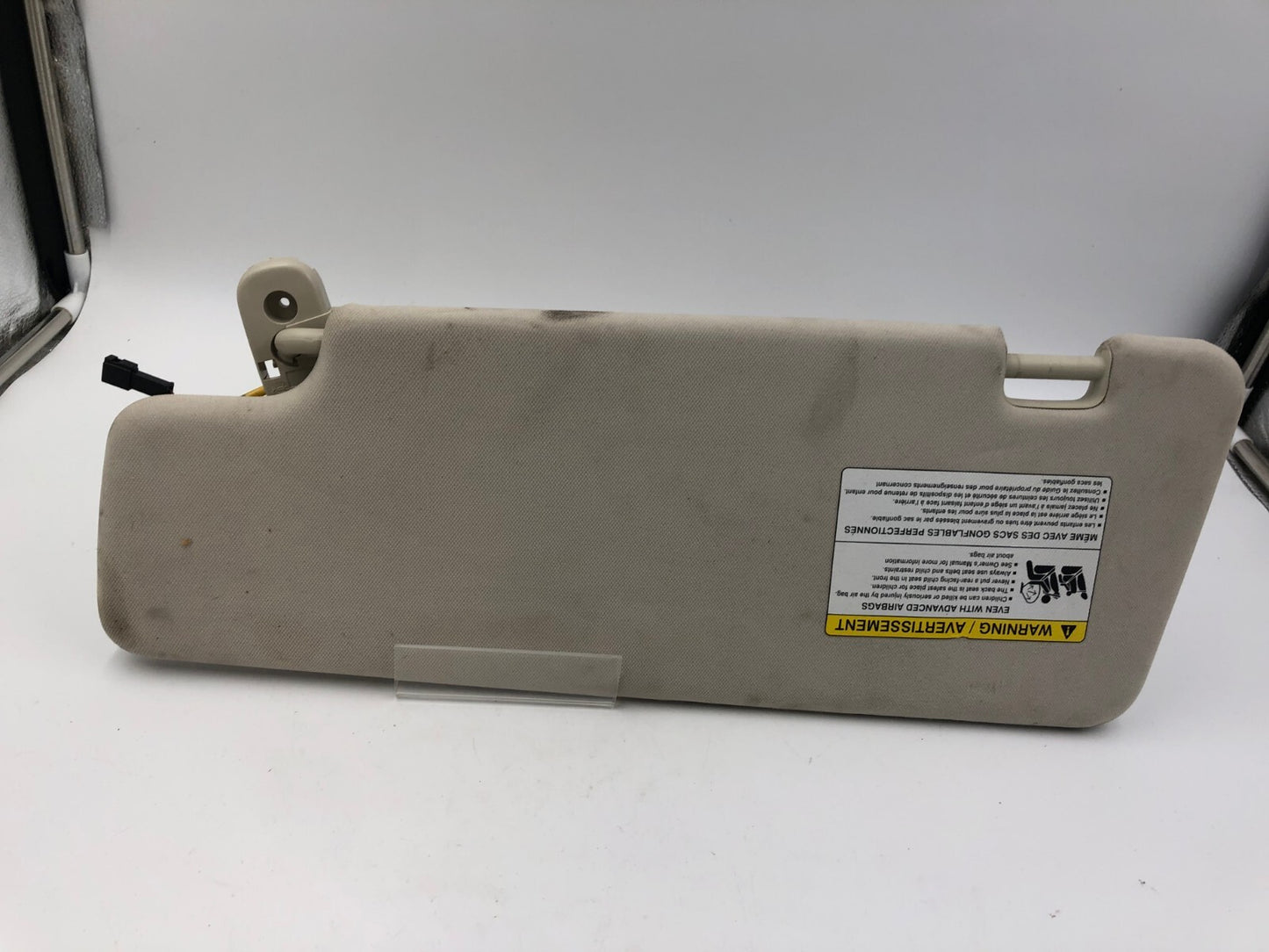 2010-2011 Range Rover Sport Passenger Sun Visor Gray Illuminated OEM C01B28021