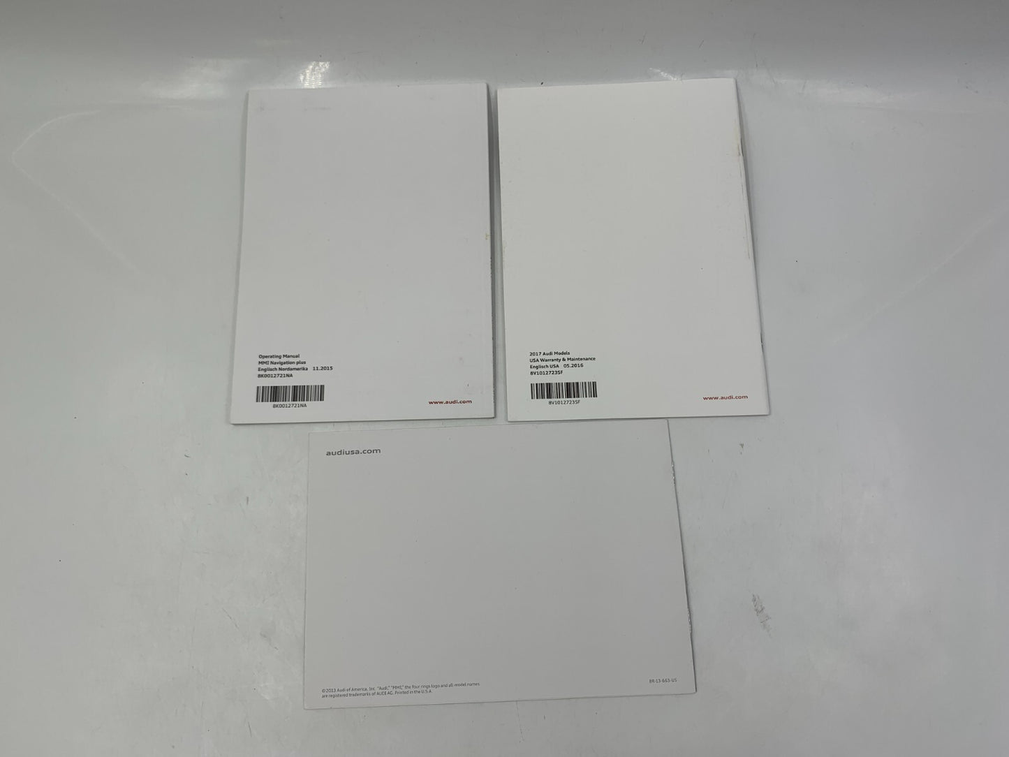 2017 Audi Q5 Owners Manual Set OEM C03B40043