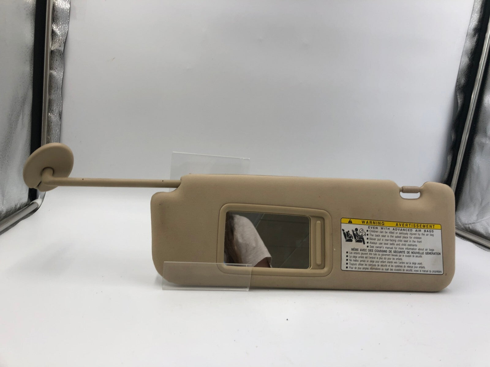 2007-2009 Lexus ES350 Driver Sun Visor Tan Illumination OEM C04B38049