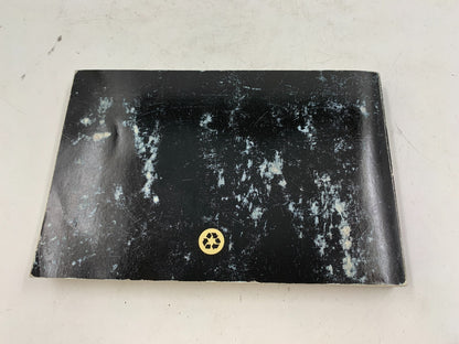 1999 Chevrolet Cavalier Owners Manual OEM E01B69009