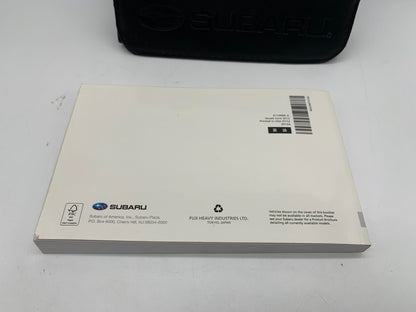 2013 Subaru Impreza Owners Manual Set with Case OEM A02B54013