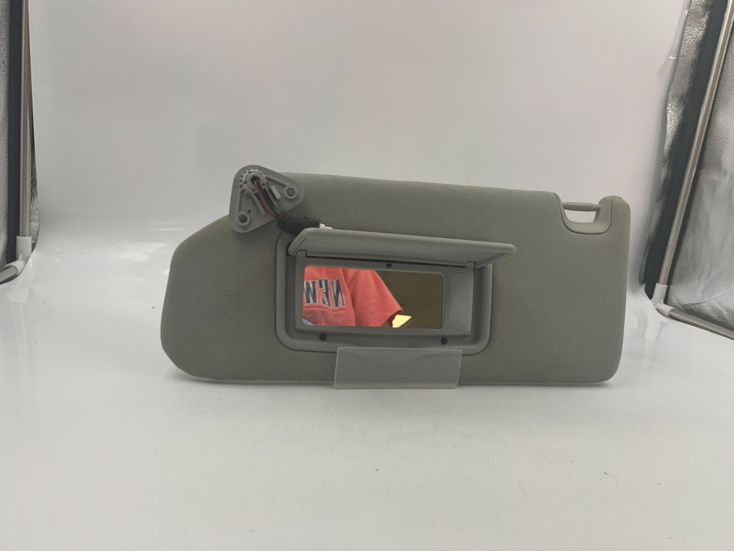 2012-2013 Mitsubishi Outlander Driver Sun Visor Gray Illumination OEM B02B15053
