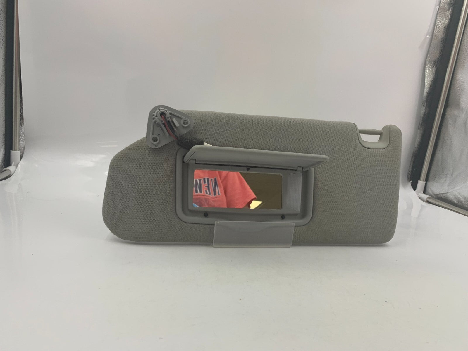2012-2013 Mitsubishi Outlander Driver Sun Visor Gray Illumination OEM B02B15053