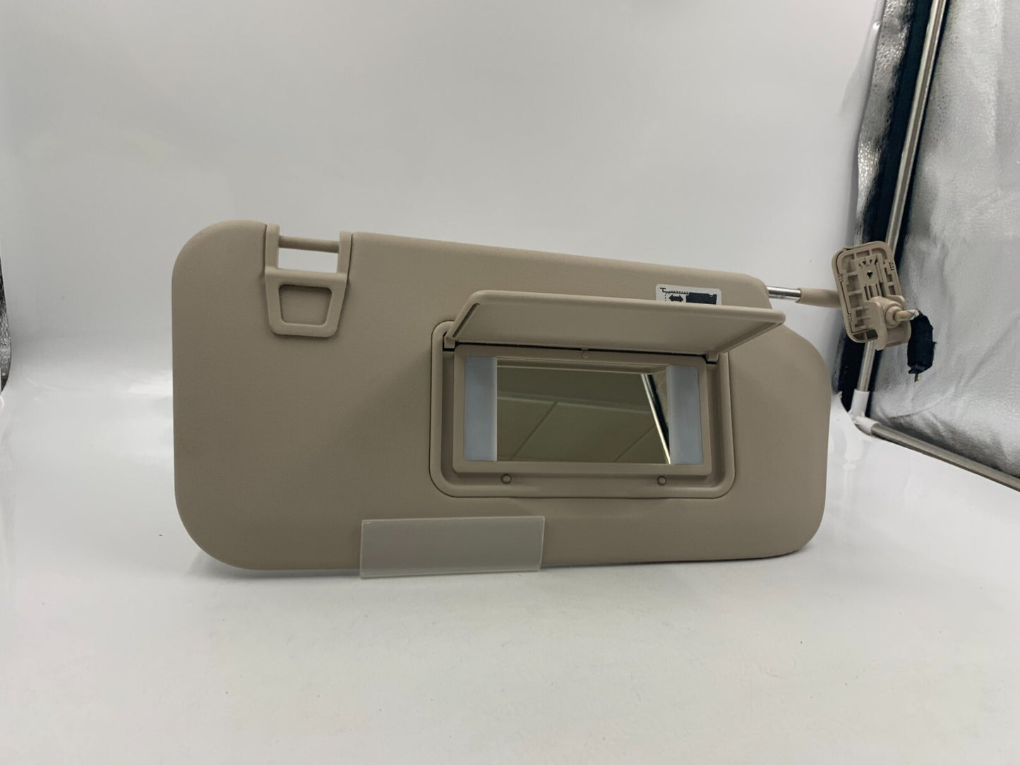 2020 Ford Escape Passenger Sun Visor Beige Illuminated OEM A04B25057