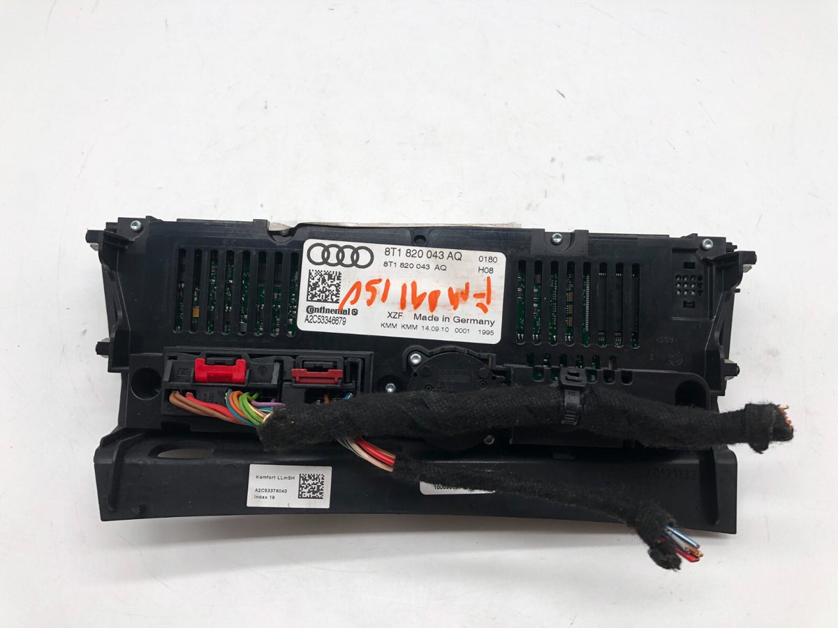 2008-2013 Audi A5 AC Heater Climate Control Unit OEM A02B16009