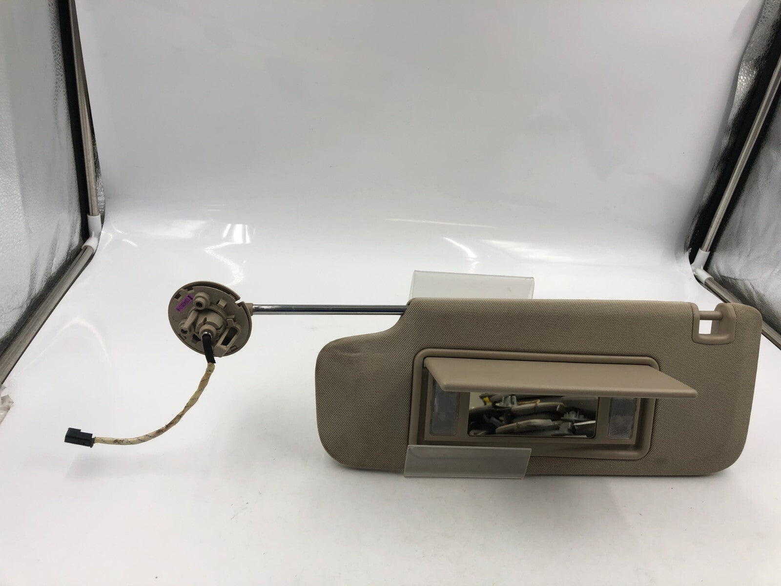 2014-2019 Cadillac CTS Driver Sun Visor Beige Illuminated OEM A04B25060