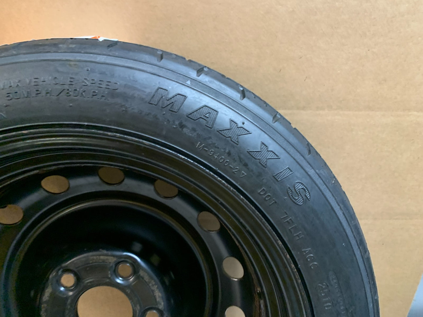2011-2018 Kia Optima 16" Spare Tire Compact Donut T125/80D16 OEM Spare
