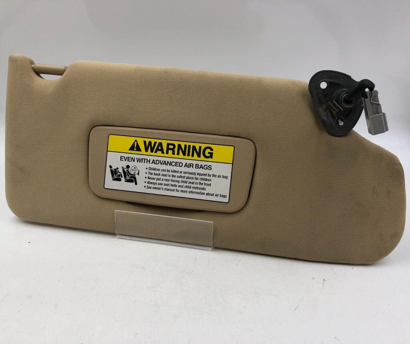 2004-2008 Acura TL Passenger Sun Visor Tan Illuminated OEM D03B53024