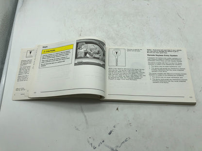 2004 Pontiac Grand Am Owners Manual OEM C02B44008