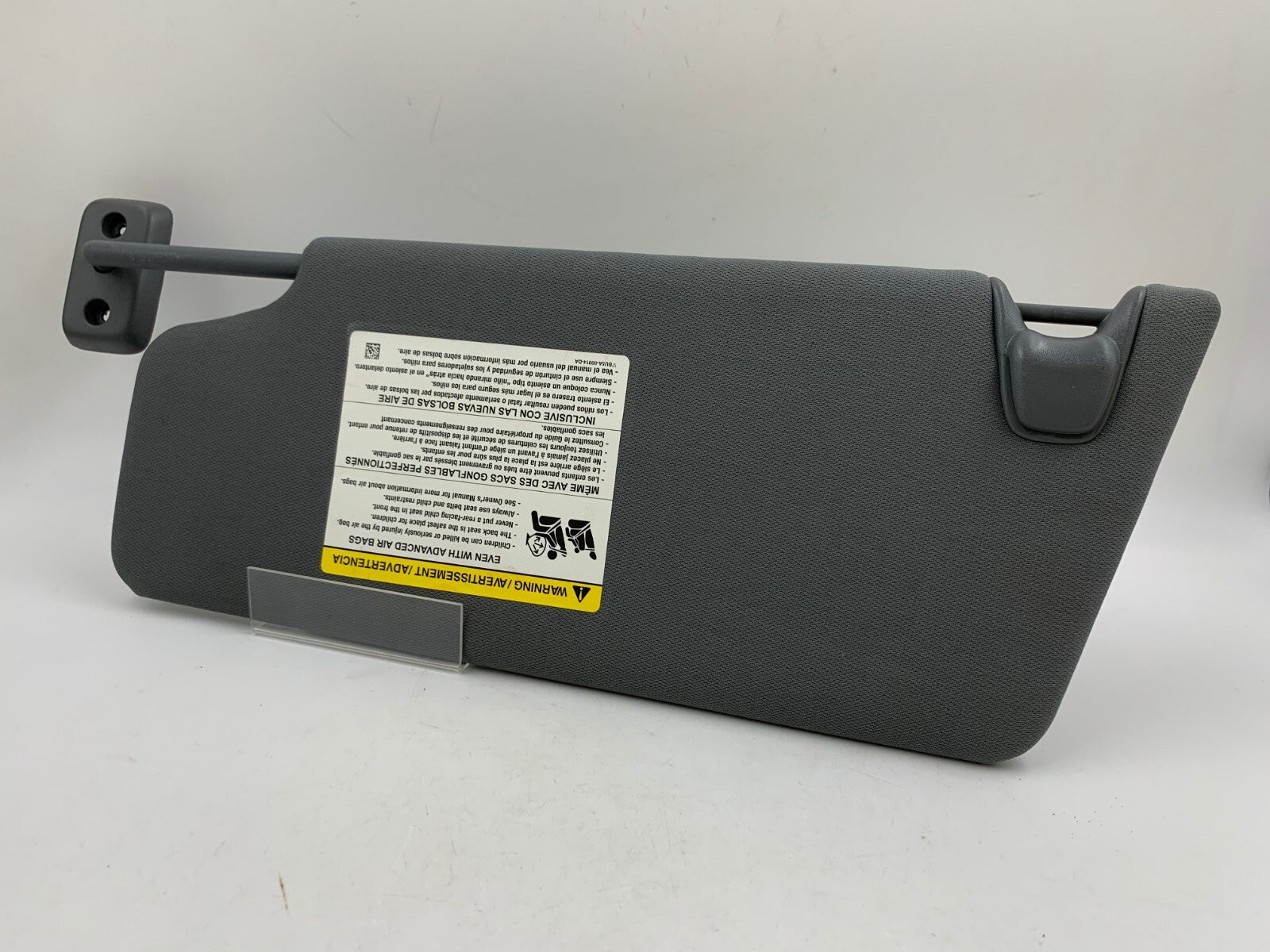 2011-2014 Ford F-150 Passenger Sun Visor Gray OEM A01B21005