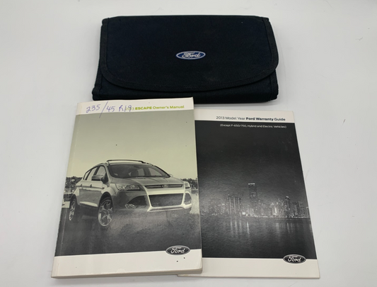 2013 Ford Escape Owners Manual Set with Case OEM A02B50021